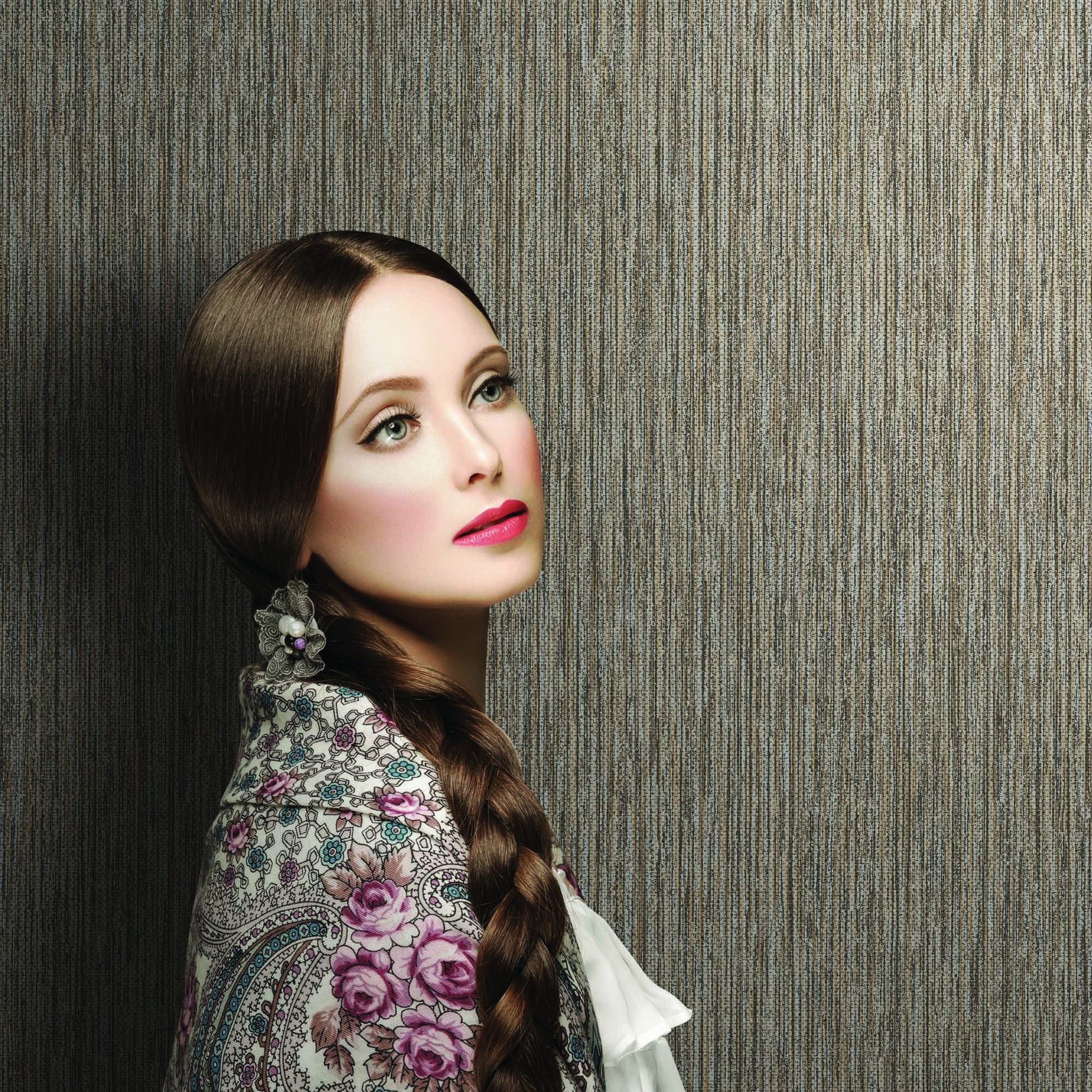 Maison Ephes Graphite Polished Surface Wallpaper by La Belle Maison