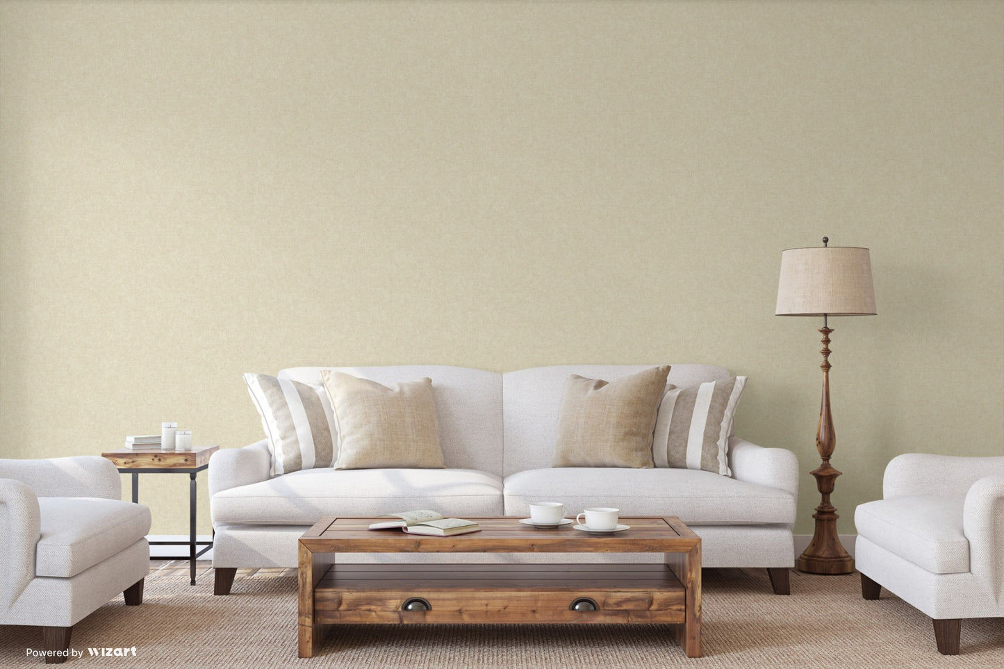 Maison Ephes Sand Elegant Pattern Wallpaper by La Belle Maison