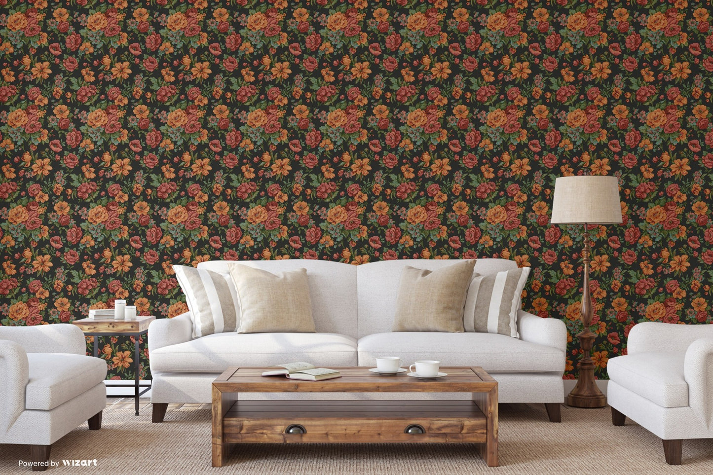 Maison Ephes Cocoa Elegant Pattern Wallpaper by La Belle Maison