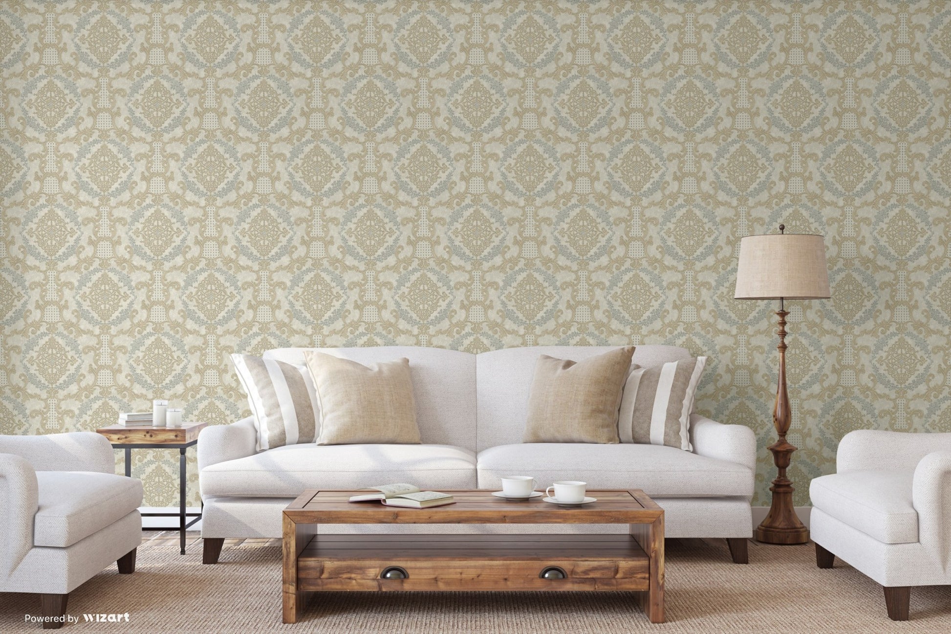 Maison Ephes Warm Grey Refined Texture Wallpaper by La Belle Maison