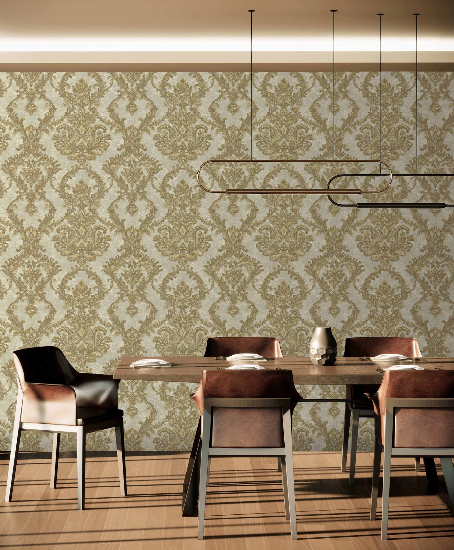 Maison Voyage Linen Soft Stripe Wallpaper by La Belle Maison