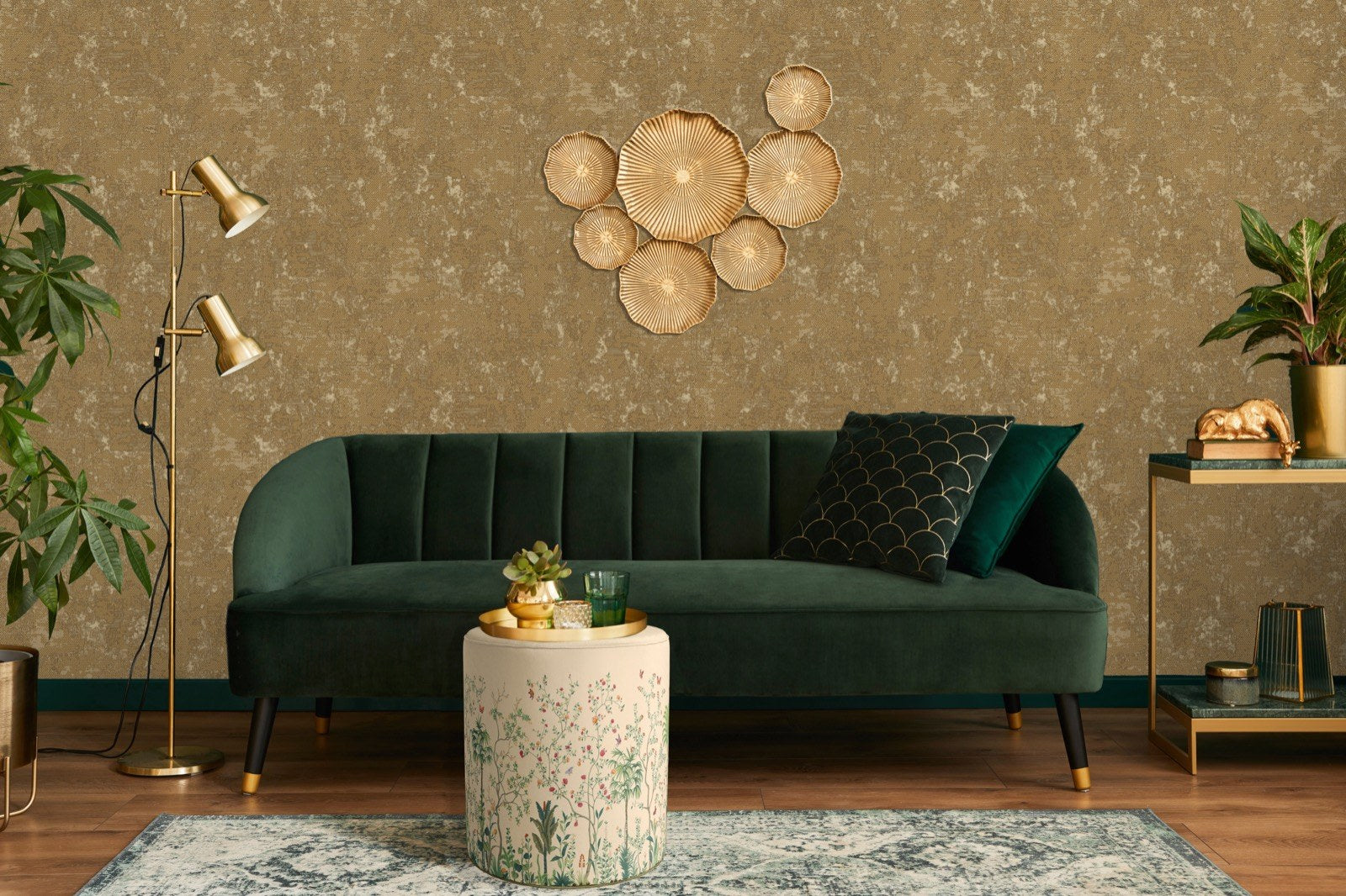 Maison Voyage Cocoa Travel Inspired Wallpaper by La Belle Maison