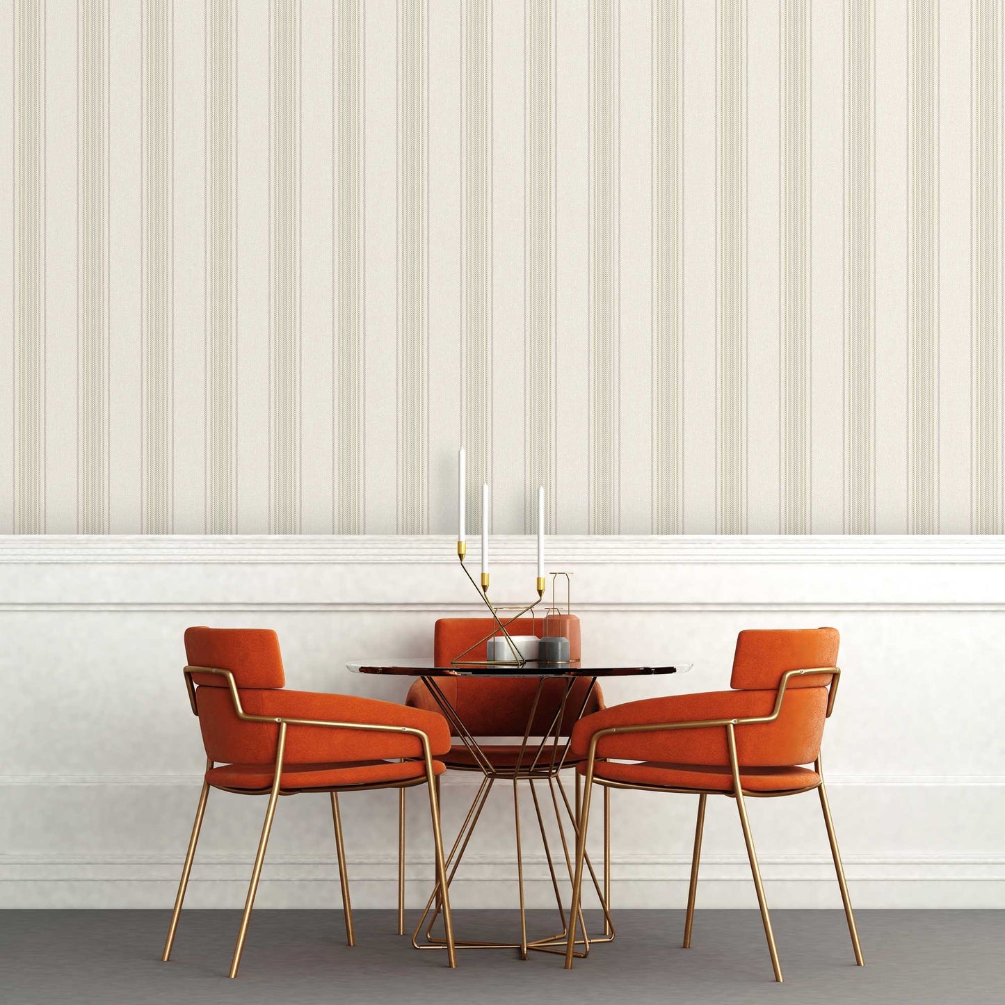 Maison Voyage Sand Light Linen Wallpaper by La Belle Maison