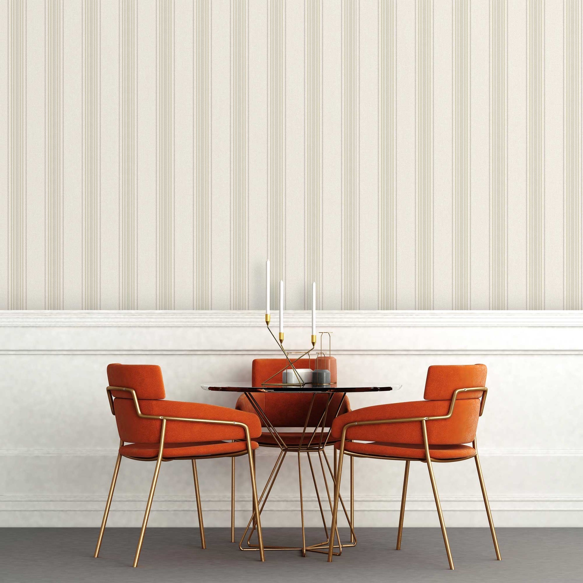 Maison Voyage Sand Light Linen Wallpaper by La Belle Maison