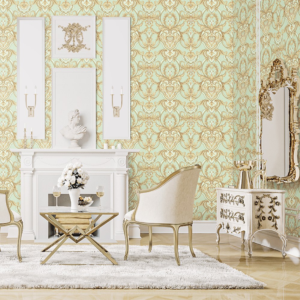 Maison Voyage Buttercream Light Linen Wallpaper by La Belle Maison