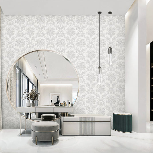 Maison Voyage Ivory Travel Inspired Wallpaper by La Belle Maison