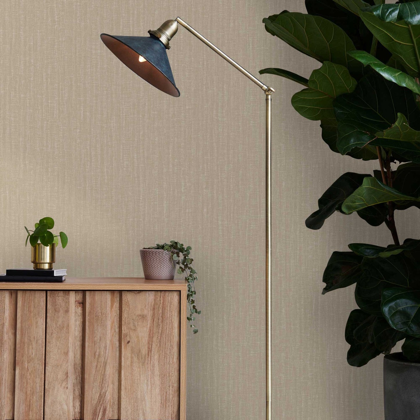Maison Voyage Saffron Soft Linear Wallpaper by La Belle Maison