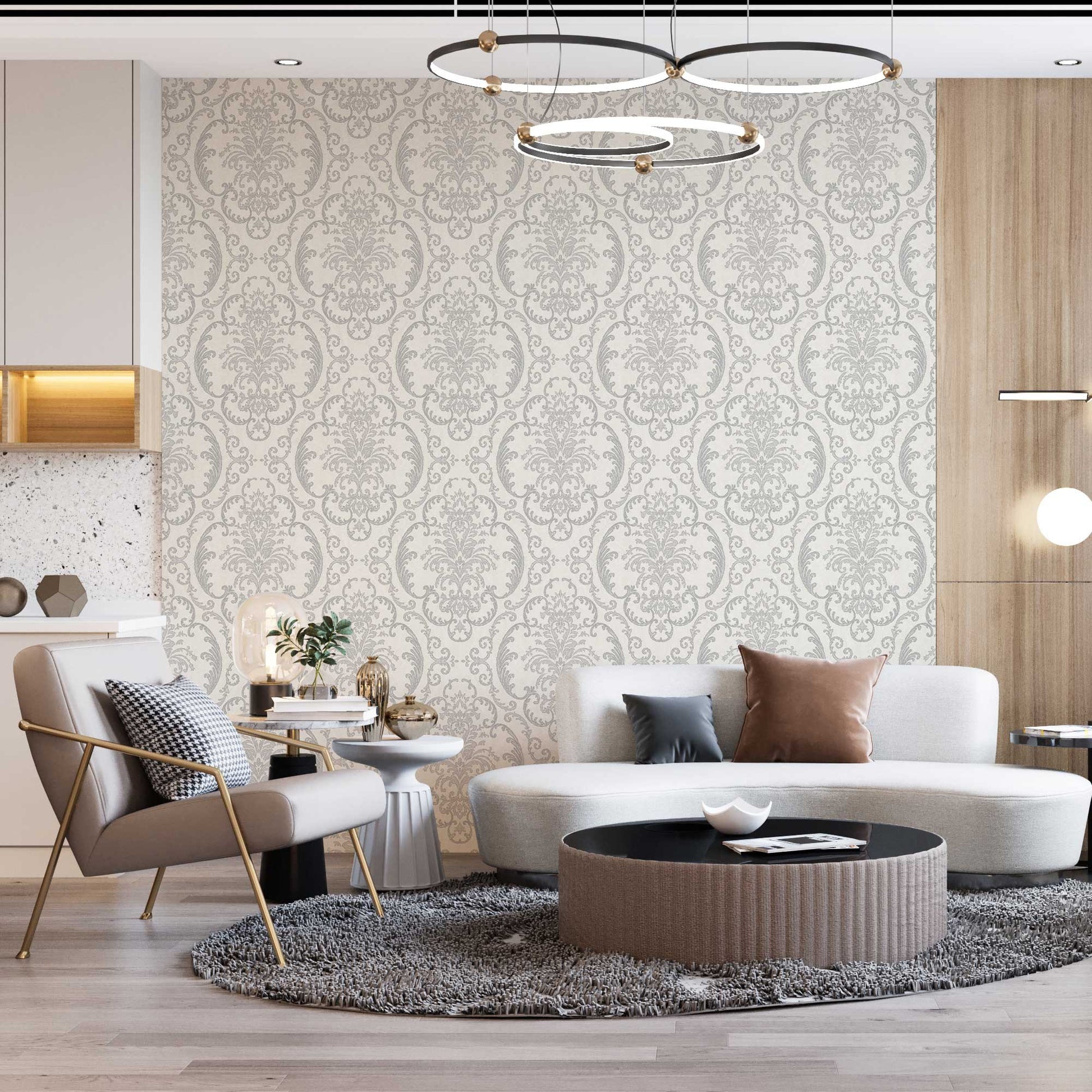 Maison Voyage Porcelain Relaxed Texture Wallpaper by La Belle Maison
