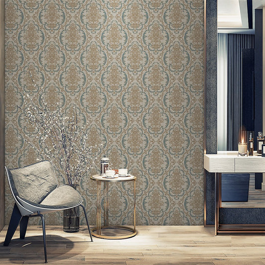 Maison Voyage Pewter Soft Stripe Wallpaper by La Belle Maison
