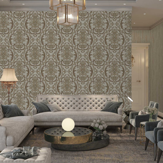 Maison Voyage Clay Soft Stripe Wallpaper by La Belle Maison