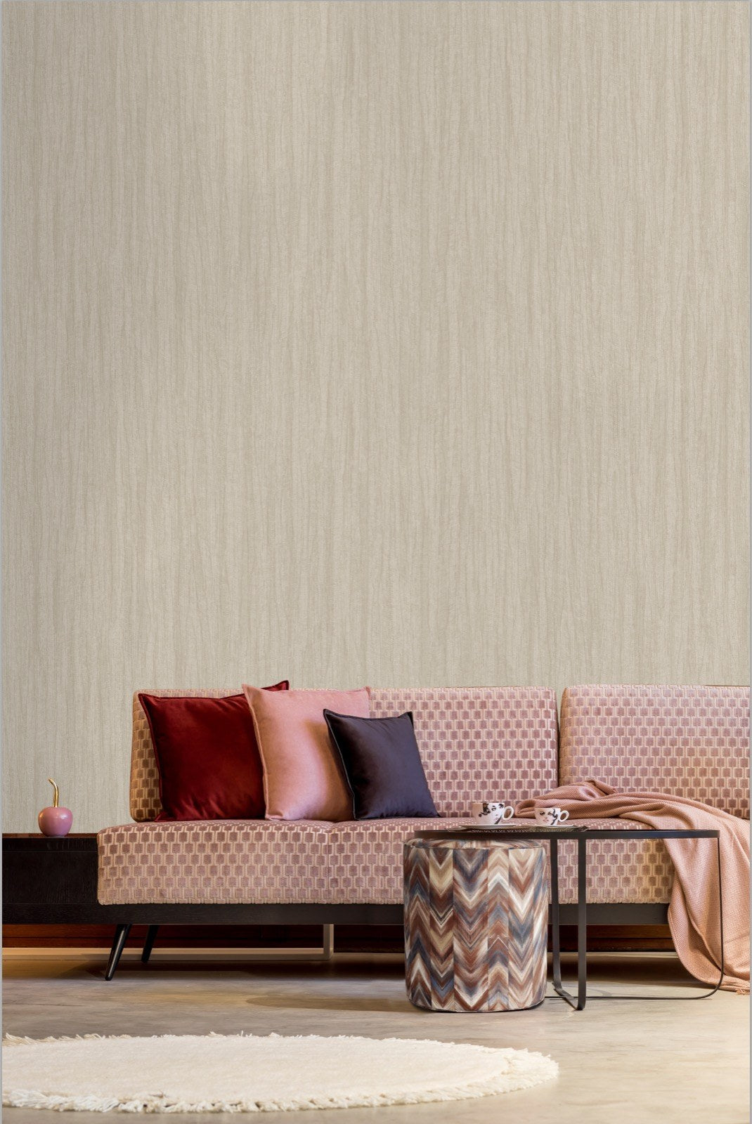 Maison Voyage Honey Soft Linear Wallpaper by La Belle Maison