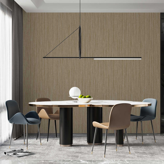 Maison Voyage Taupe Travel Inspired Wallpaper by La Belle Maison