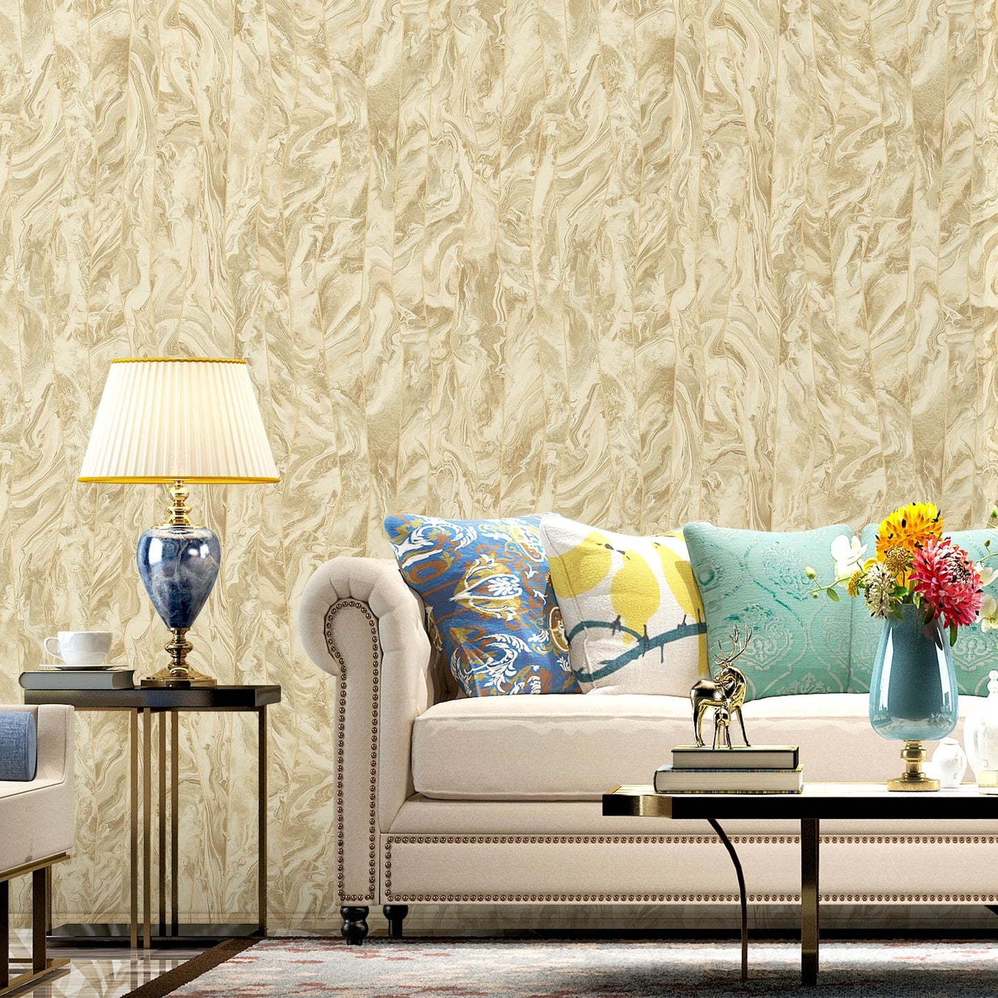 Octavia 1201-2 room wallpaper by La Belle Maison