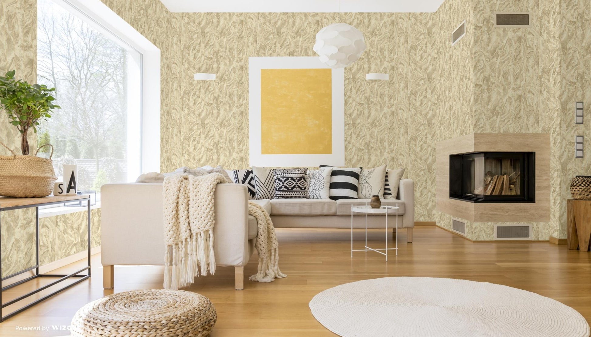 Octavia 1201-2 room wallpaper by La Belle Maison