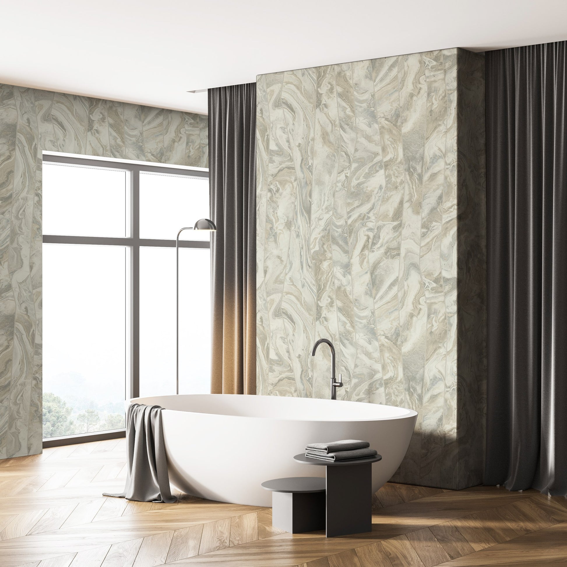 Octavia 1201-3 room wallpaper by La Belle Maison