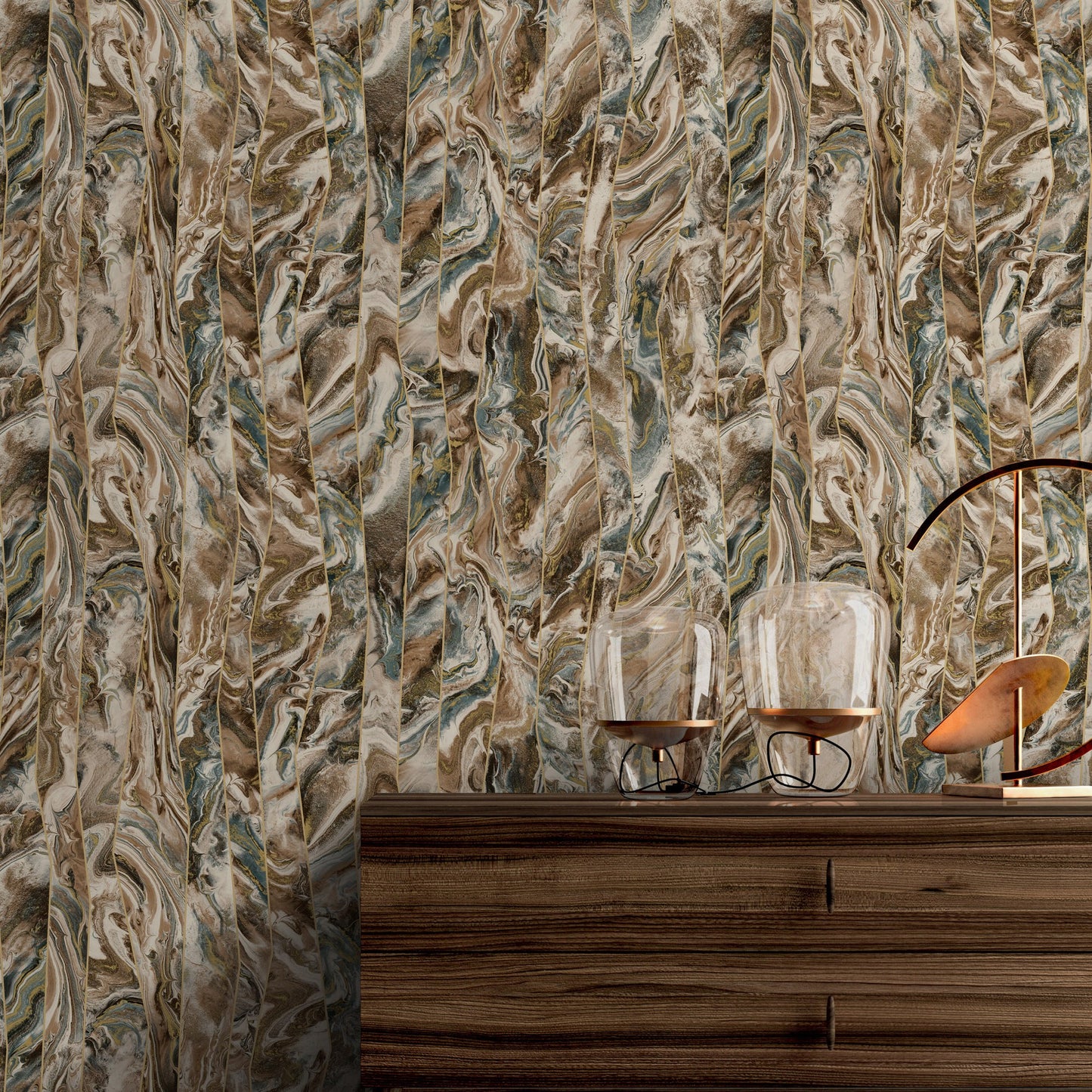 Octavia 1201-5 room wallpaper by La Belle Maison