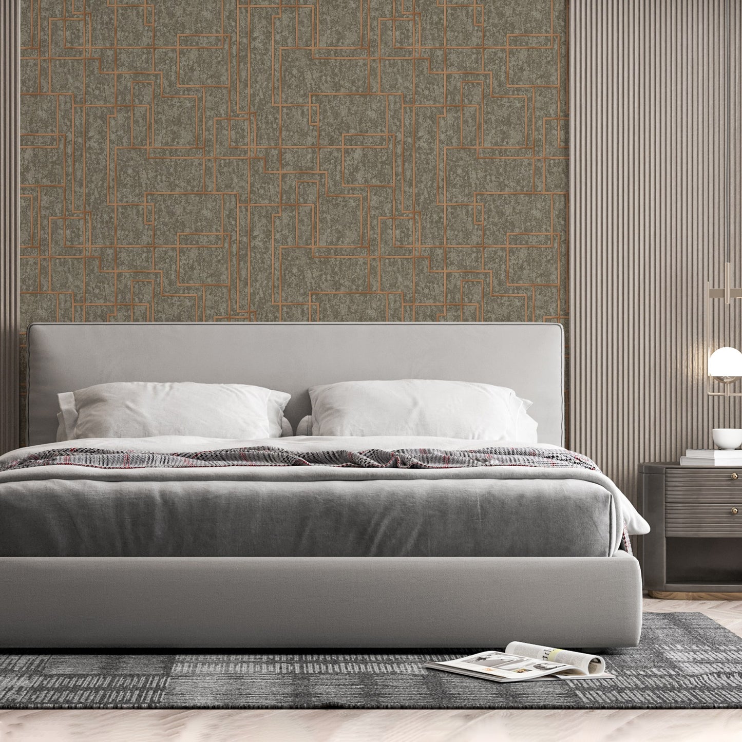 Octavia 1202-5 room wallpaper by La Belle Maison