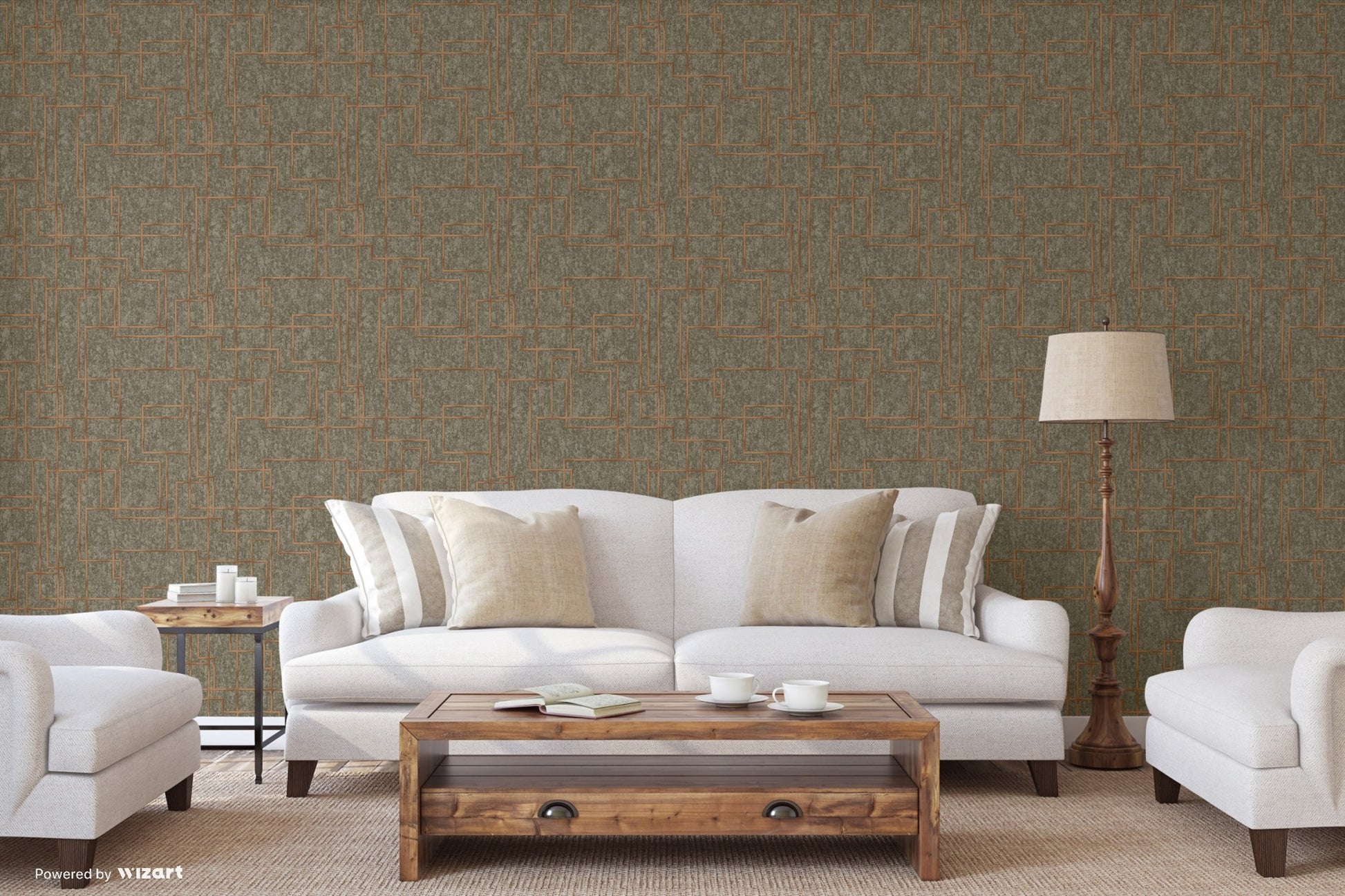 Octavia 1202-5 room wallpaper by La Belle Maison