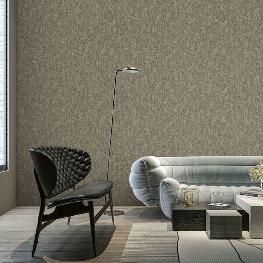 Octavia Silver Architectural Pattern Wallpaper by La Belle Maison