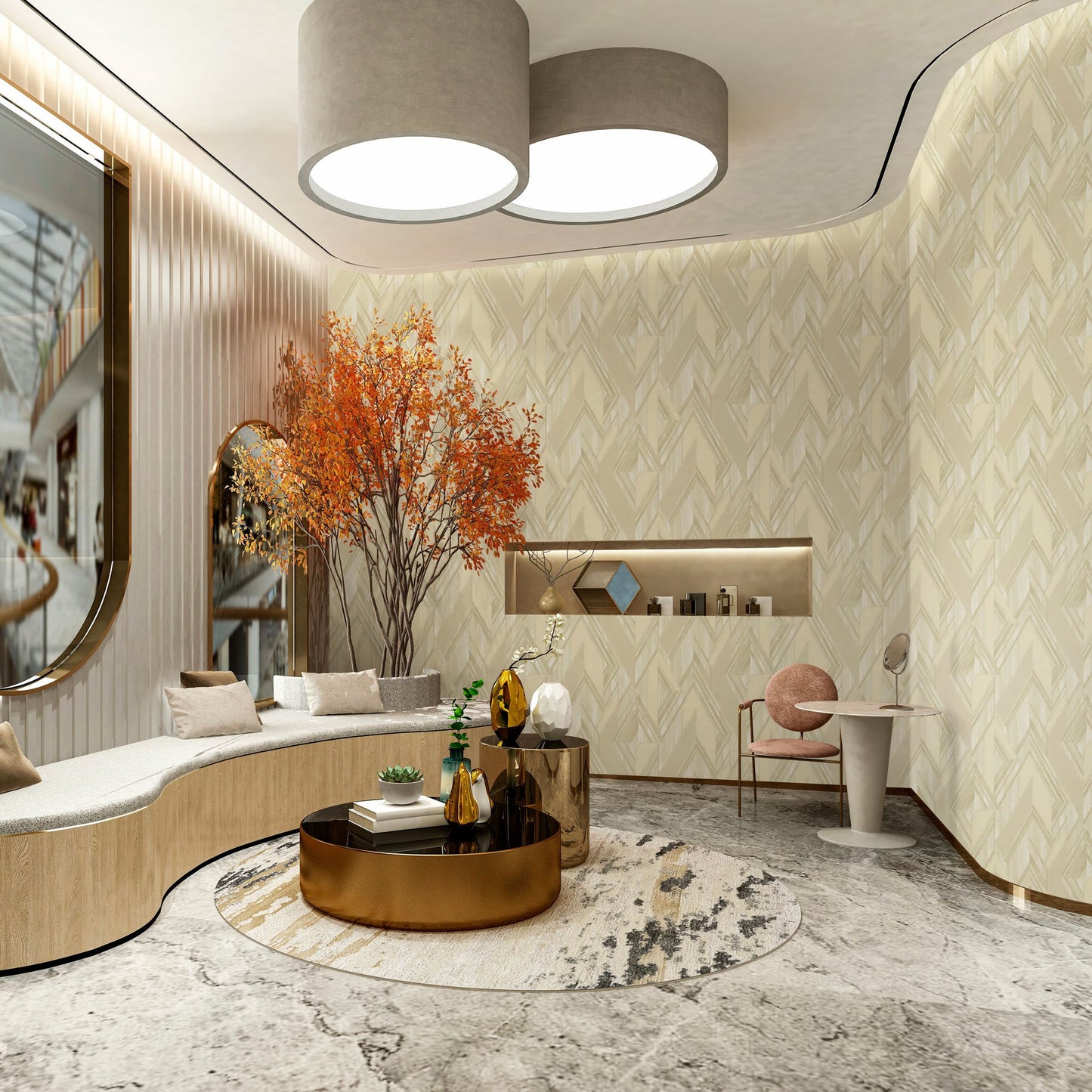 Octavia 1205-1 room wallpaper by La Belle Maison
