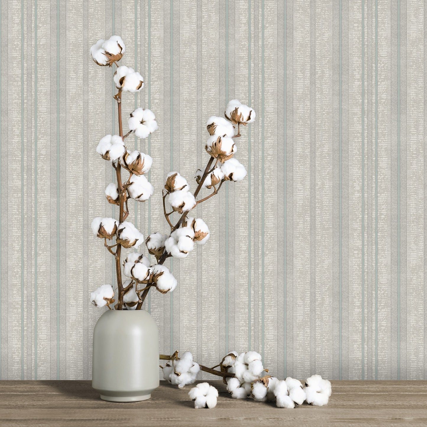 Octavia Opal Geometric Wallpaper by La Belle Maison