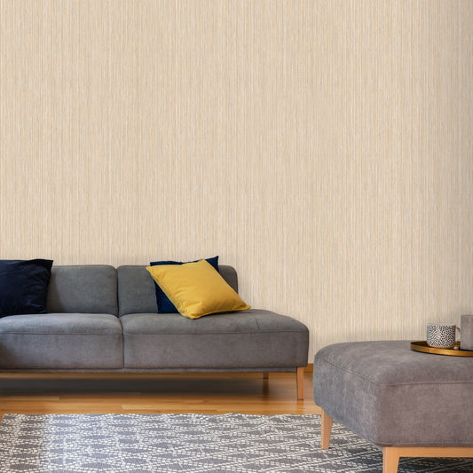 Octavia Antique Gold Structured Motif Wallpaper by La Belle Maison