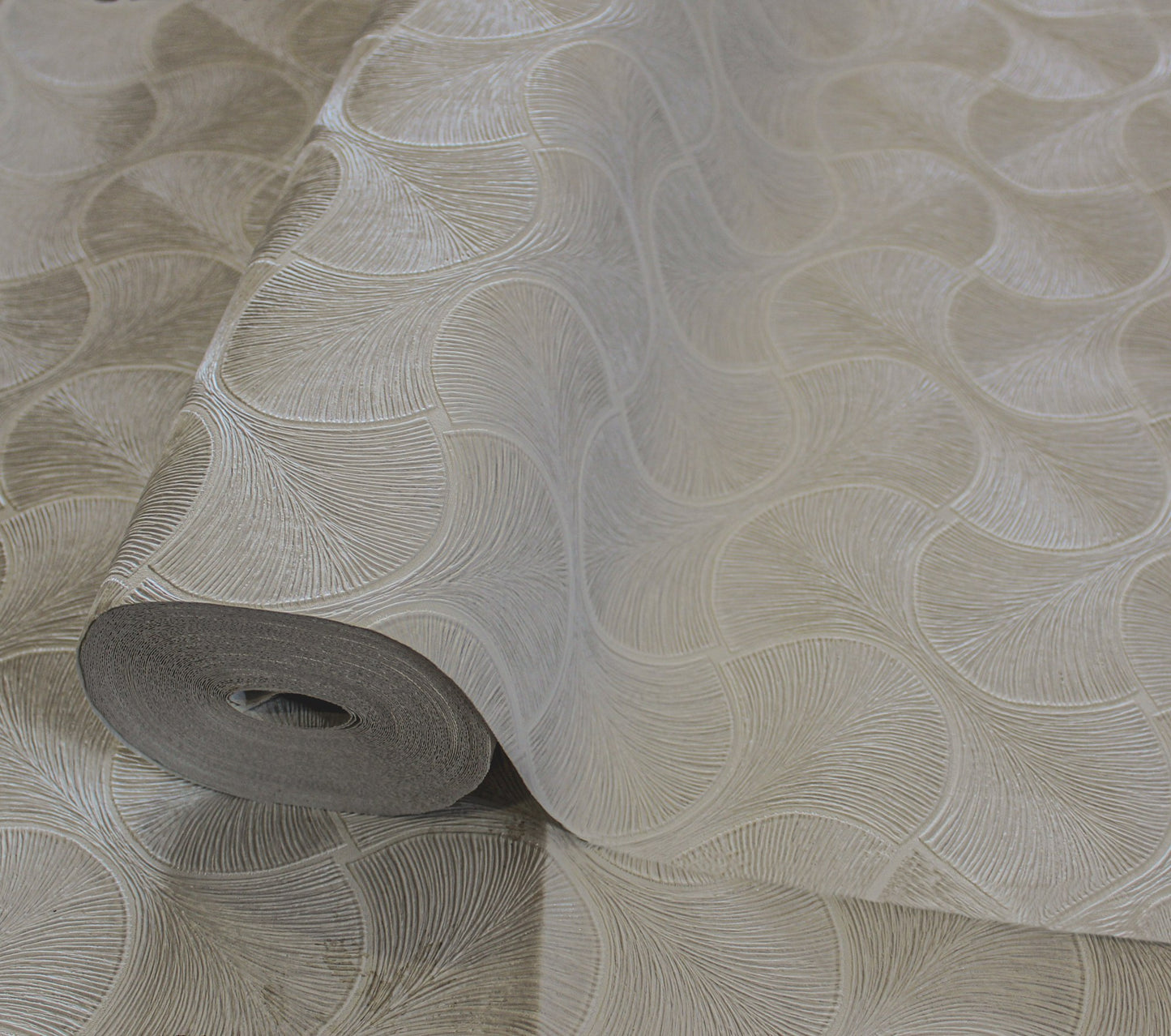 Omega Luxe Smoke Statement Wallpaper Wallpaper by La Belle Maison