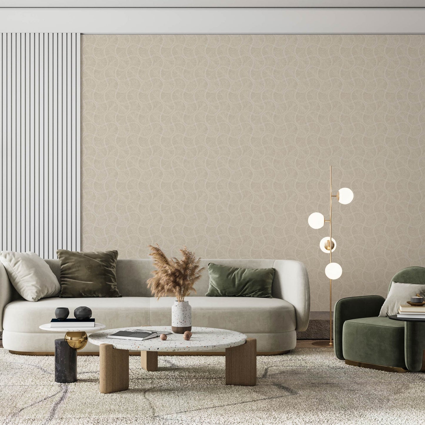 Omega Luxe 23201-3 room wallpaper by La Belle Maison