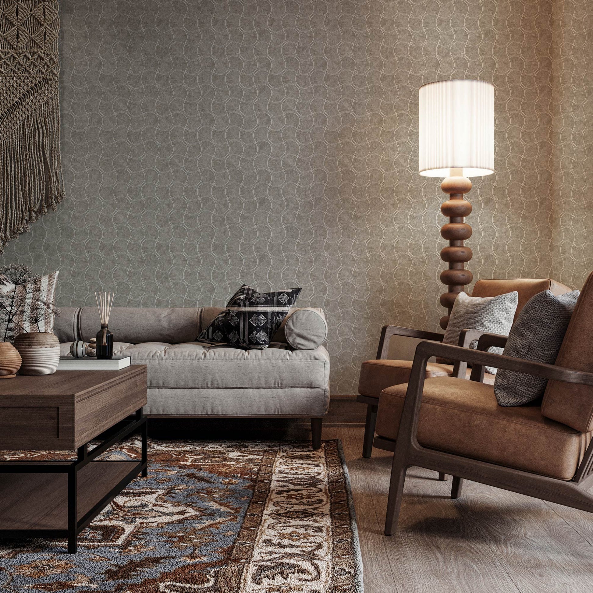 Omega Luxe 23201-4 room wallpaper by La Belle Maison