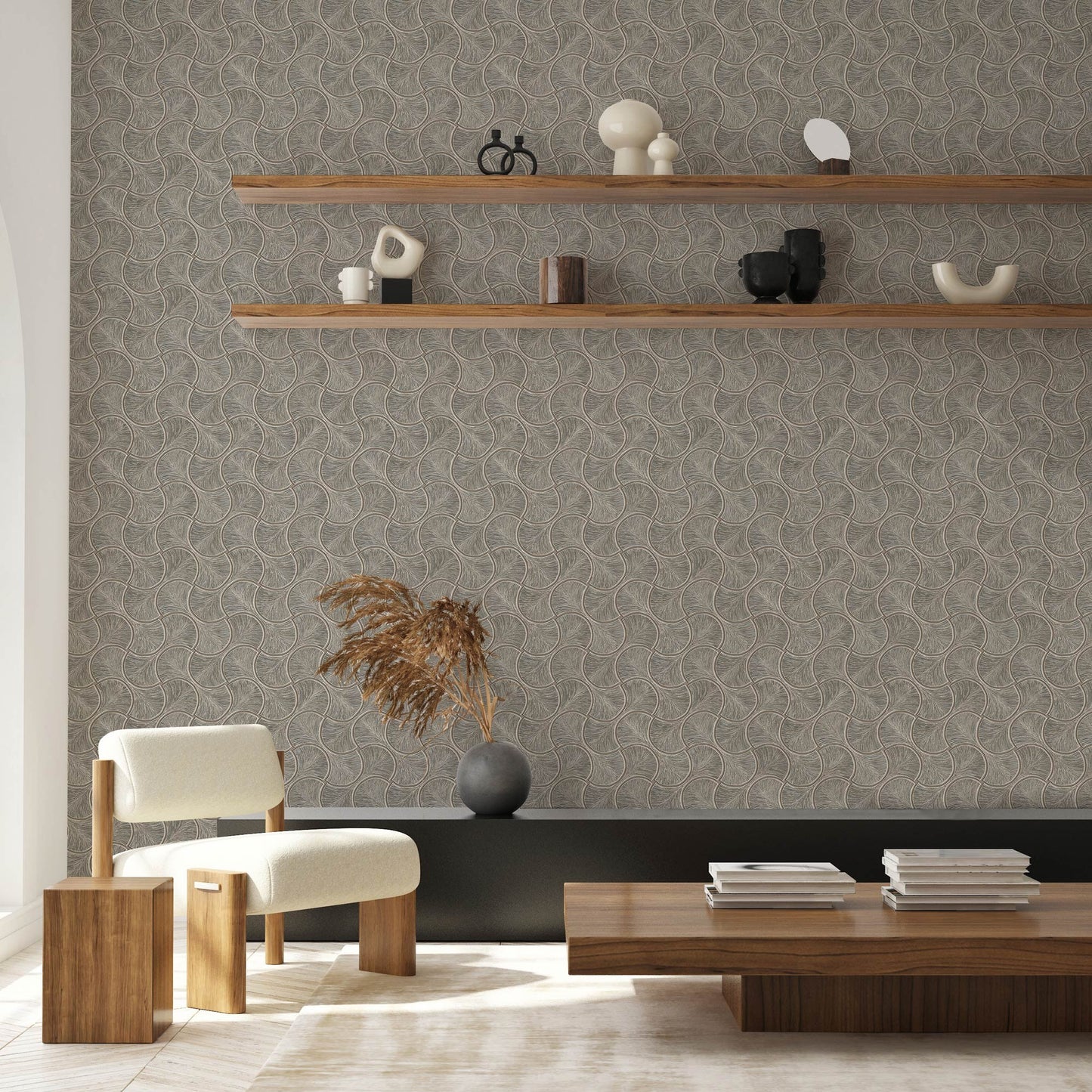 Omega Luxe 23201-5 room wallpaper by La Belle Maison