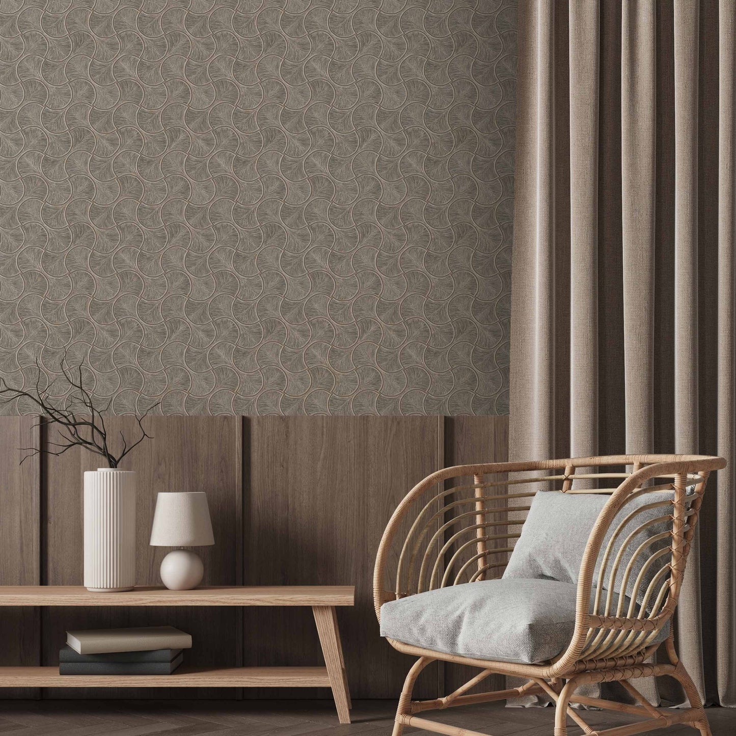 Omega Luxe 23201-5 room wallpaper by La Belle Maison