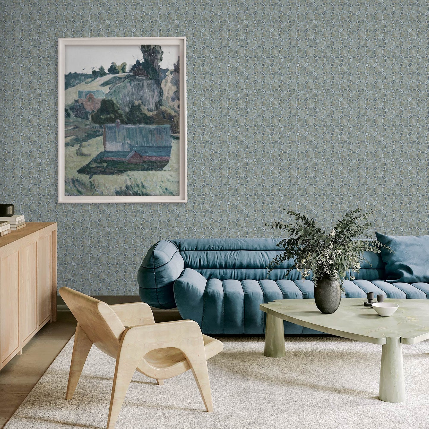 Omega Luxe 23201-6 room wallpaper by La Belle Maison