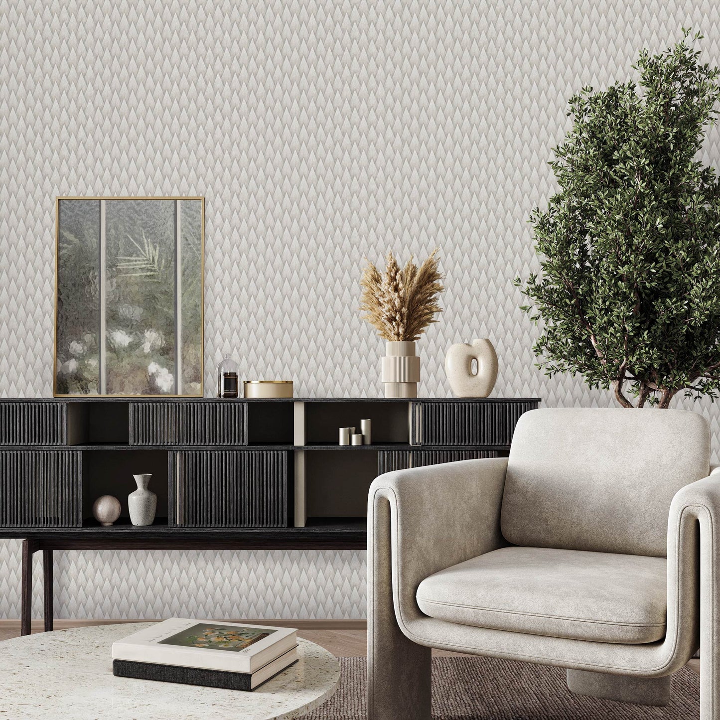 Omega Luxe 23202-2 room wallpaper by La Belle Maison