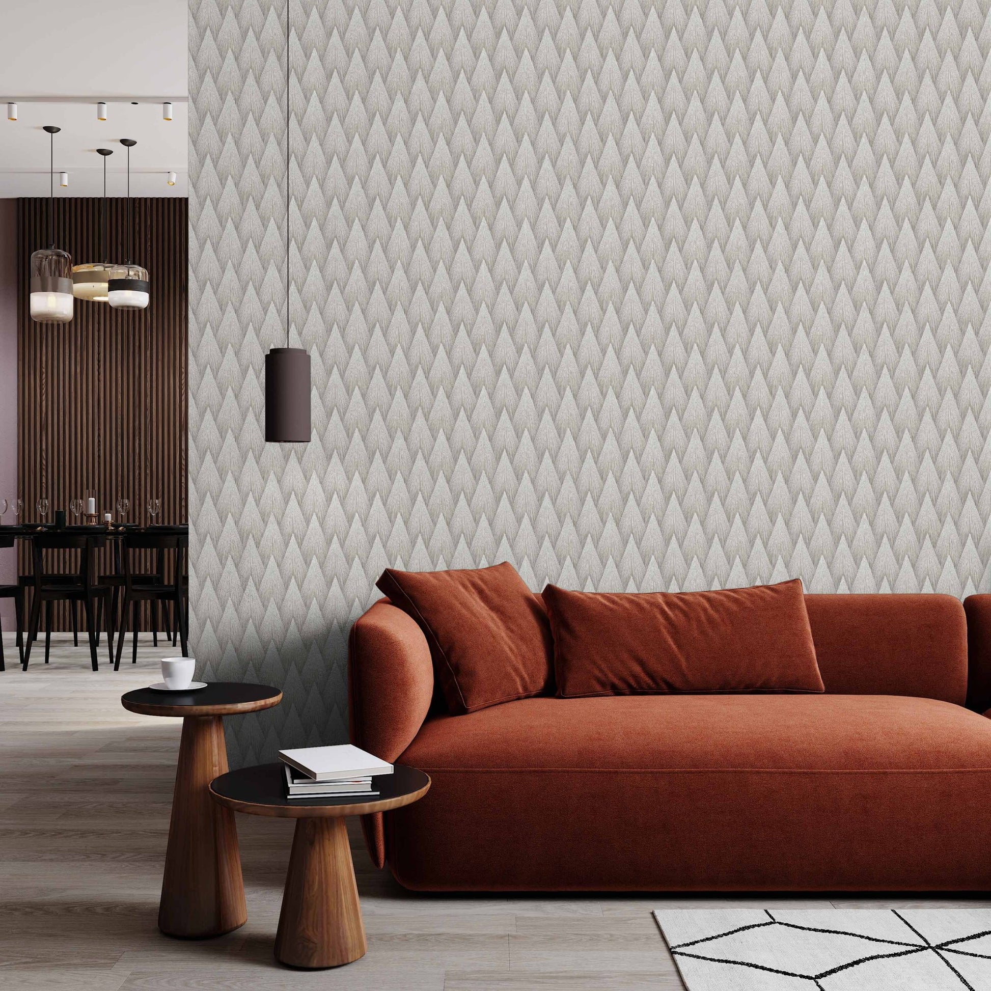Omega Luxe 23202-2 room wallpaper by La Belle Maison