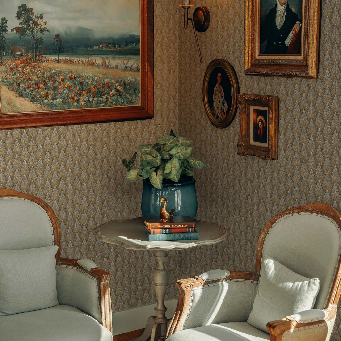 Omega Luxe 23202-5 room wallpaper by La Belle Maison