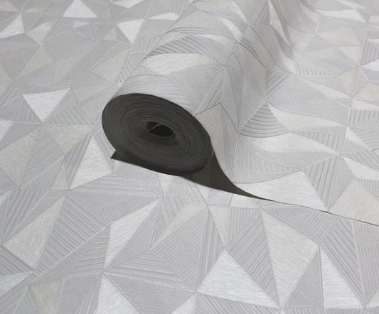 Omega Luxe Stone Rich Weave Wallpaper by La Belle Maison
