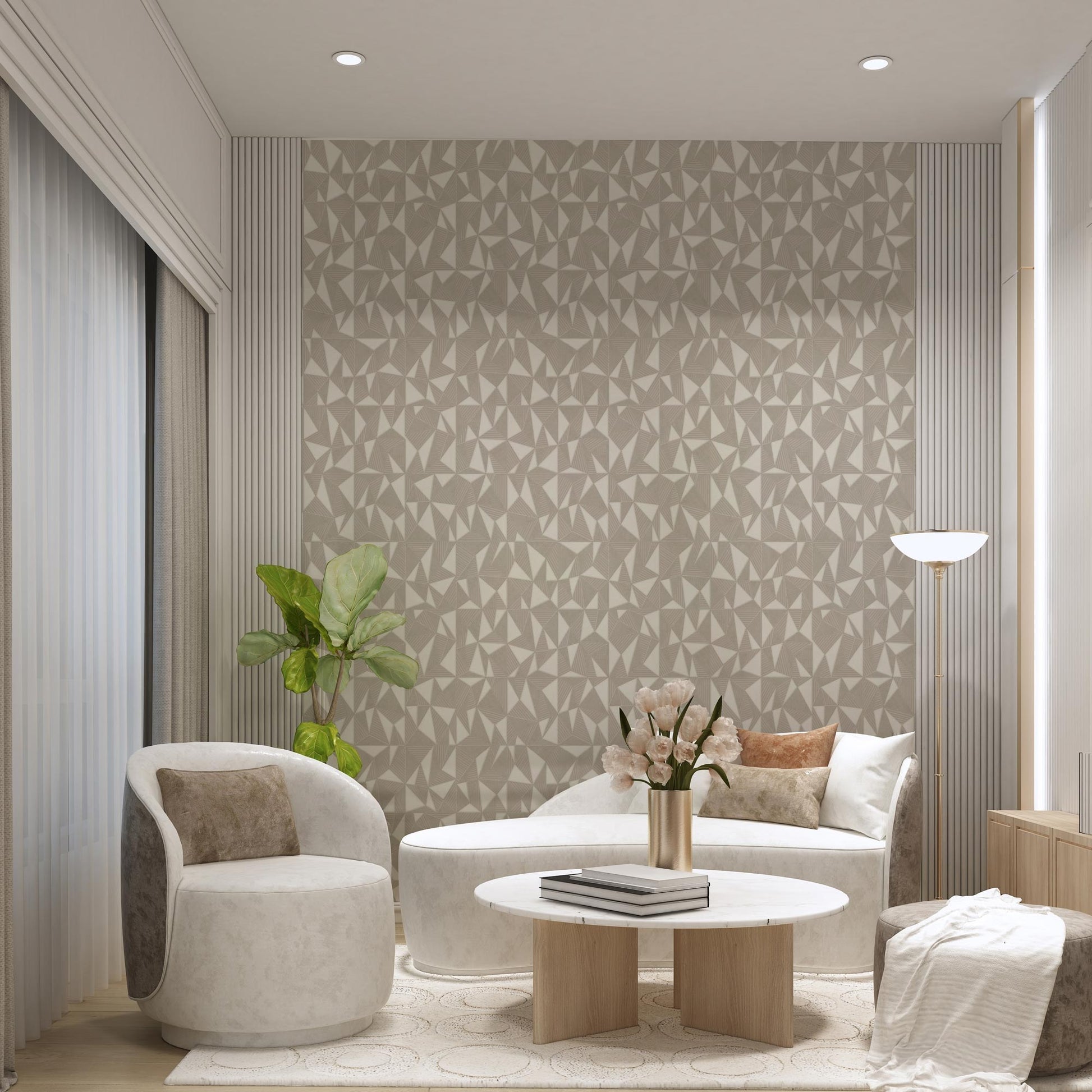 Omega Luxe 23204-2 room wallpaper by La Belle Maison