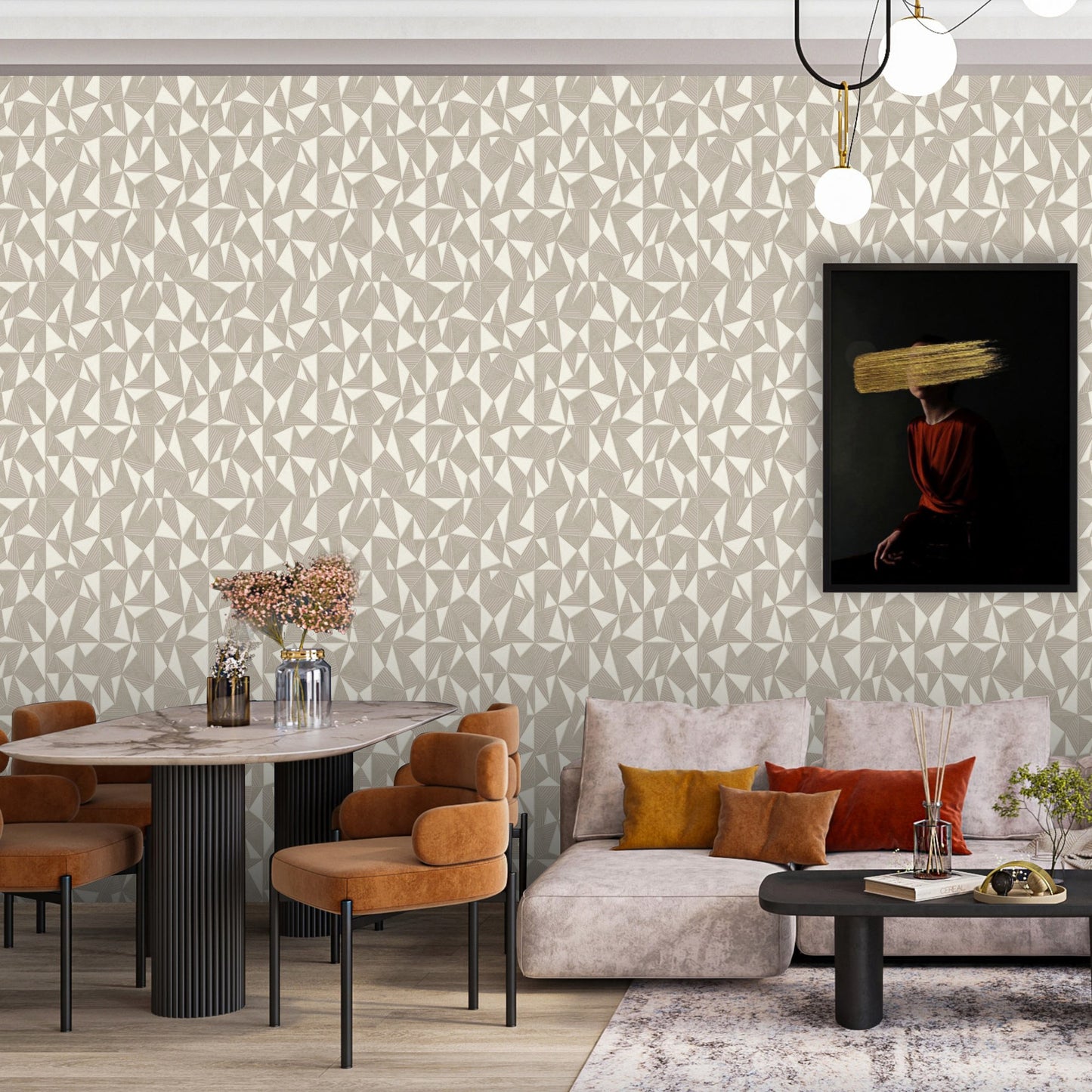 Omega Luxe 23204-2 room wallpaper by La Belle Maison