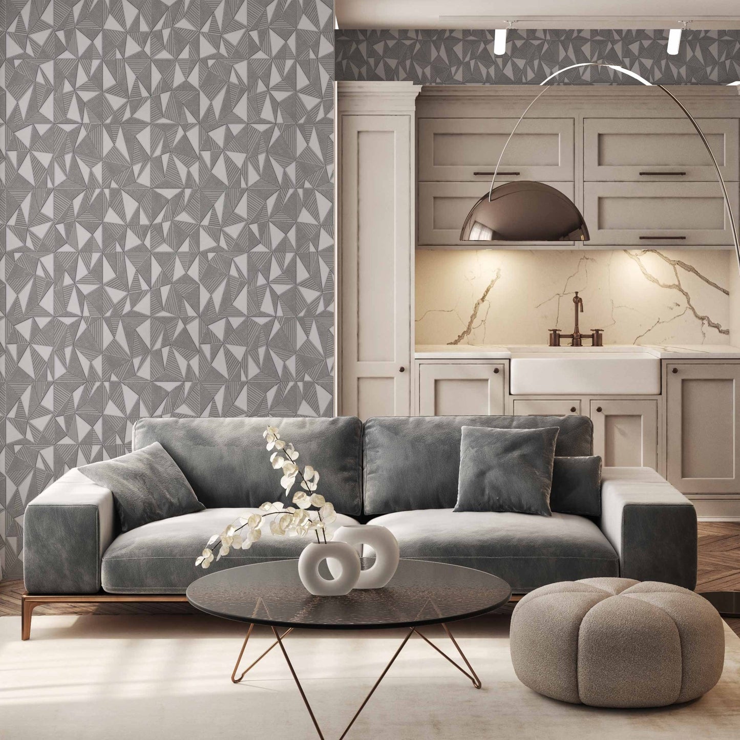 Omega Luxe 23204-3 room wallpaper by La Belle Maison