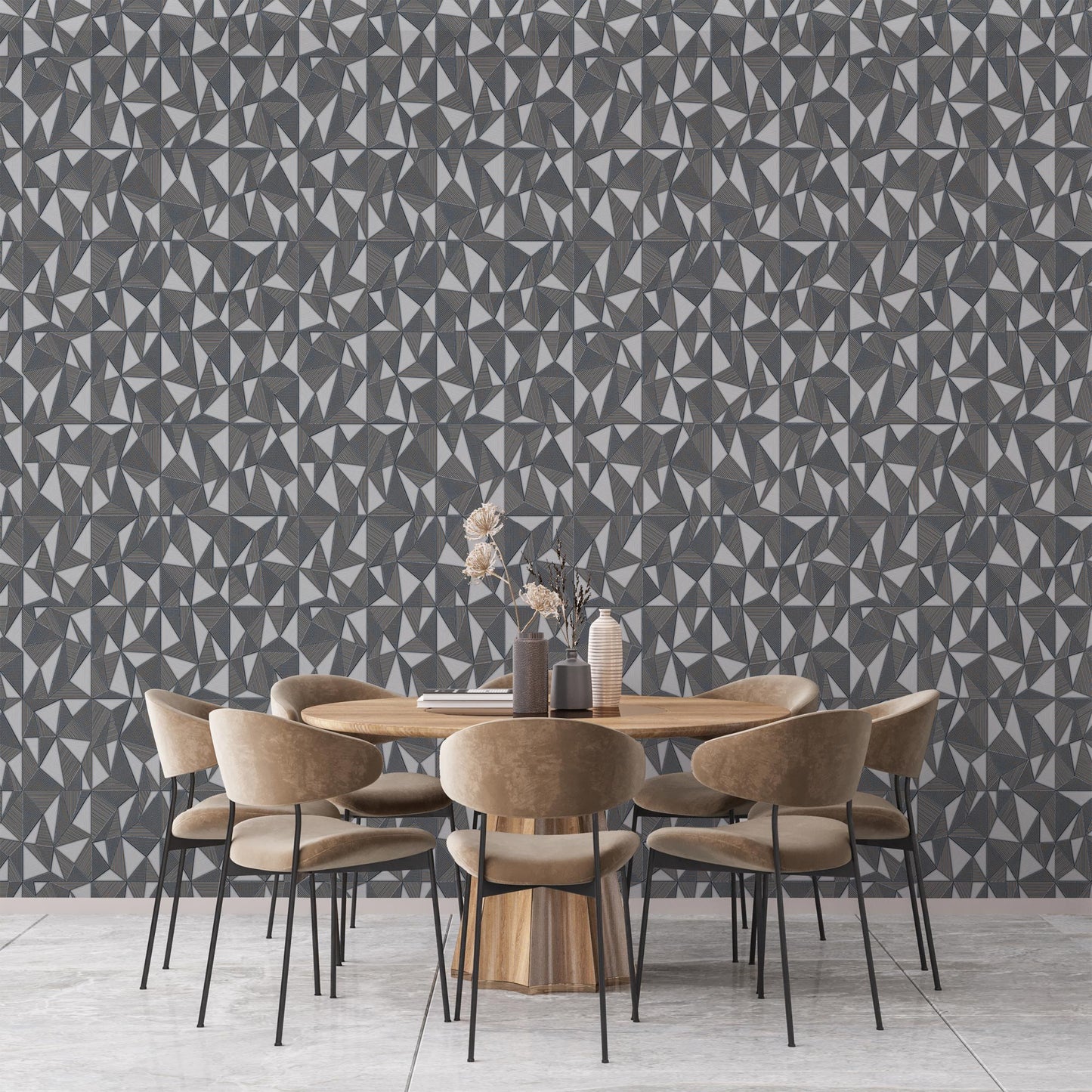 Omega Luxe 23204-5 room wallpaper by La Belle Maison