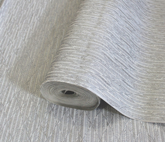 Omega Luxe Dove Luxury Texture Wallpaper by La Belle Maison