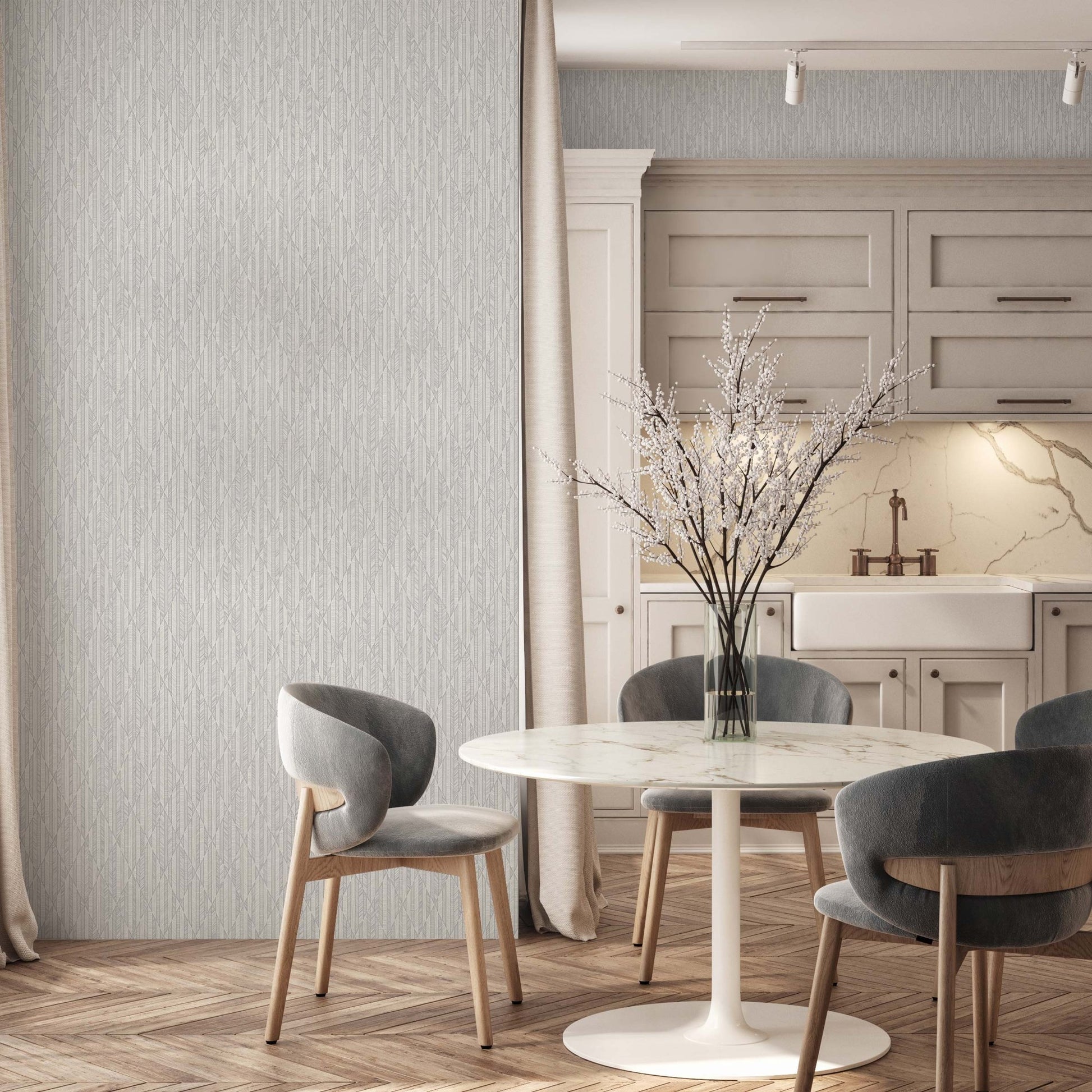 Omega Luxe 23205-2 room wallpaper by La Belle Maison