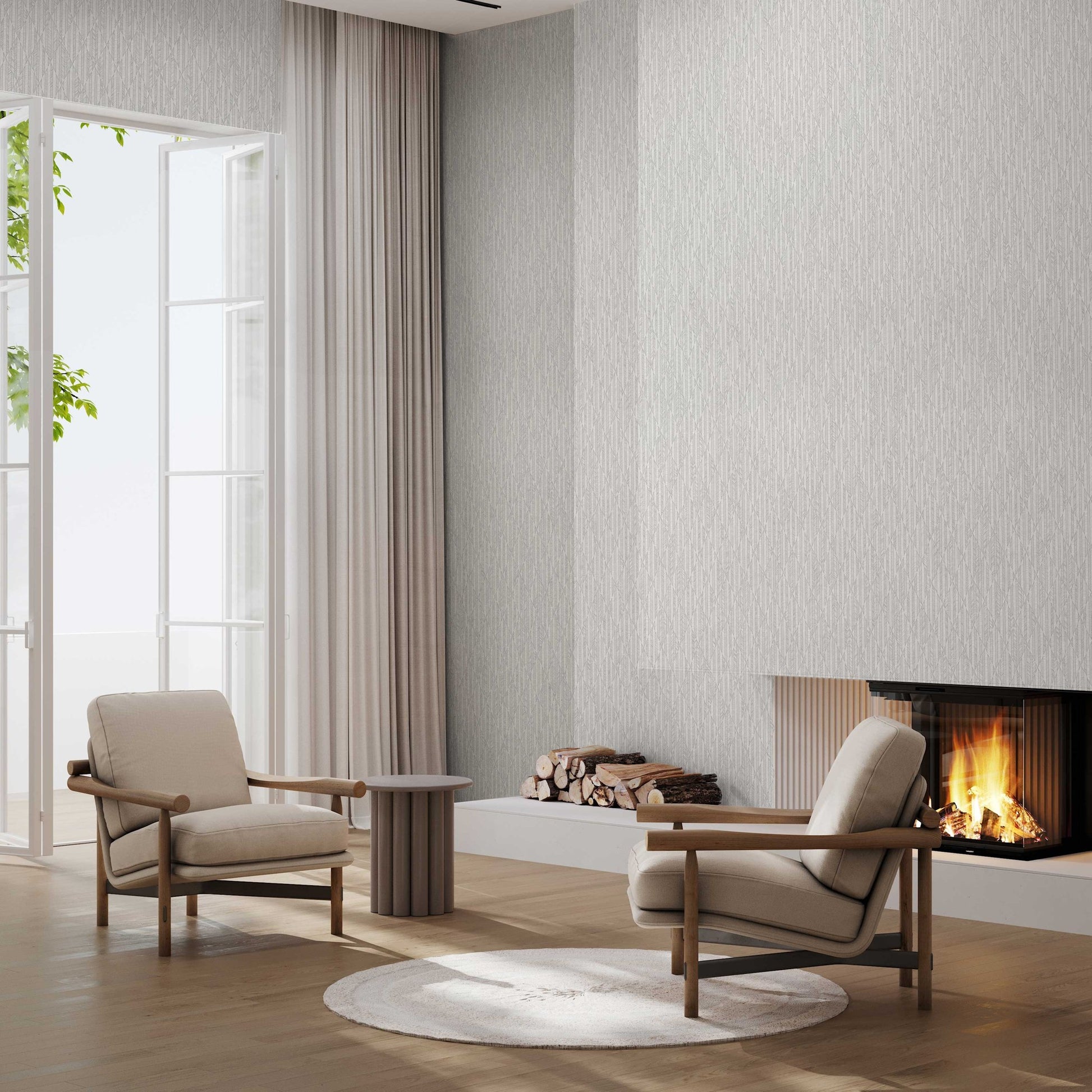 Omega Luxe 23205-2 room wallpaper by La Belle Maison