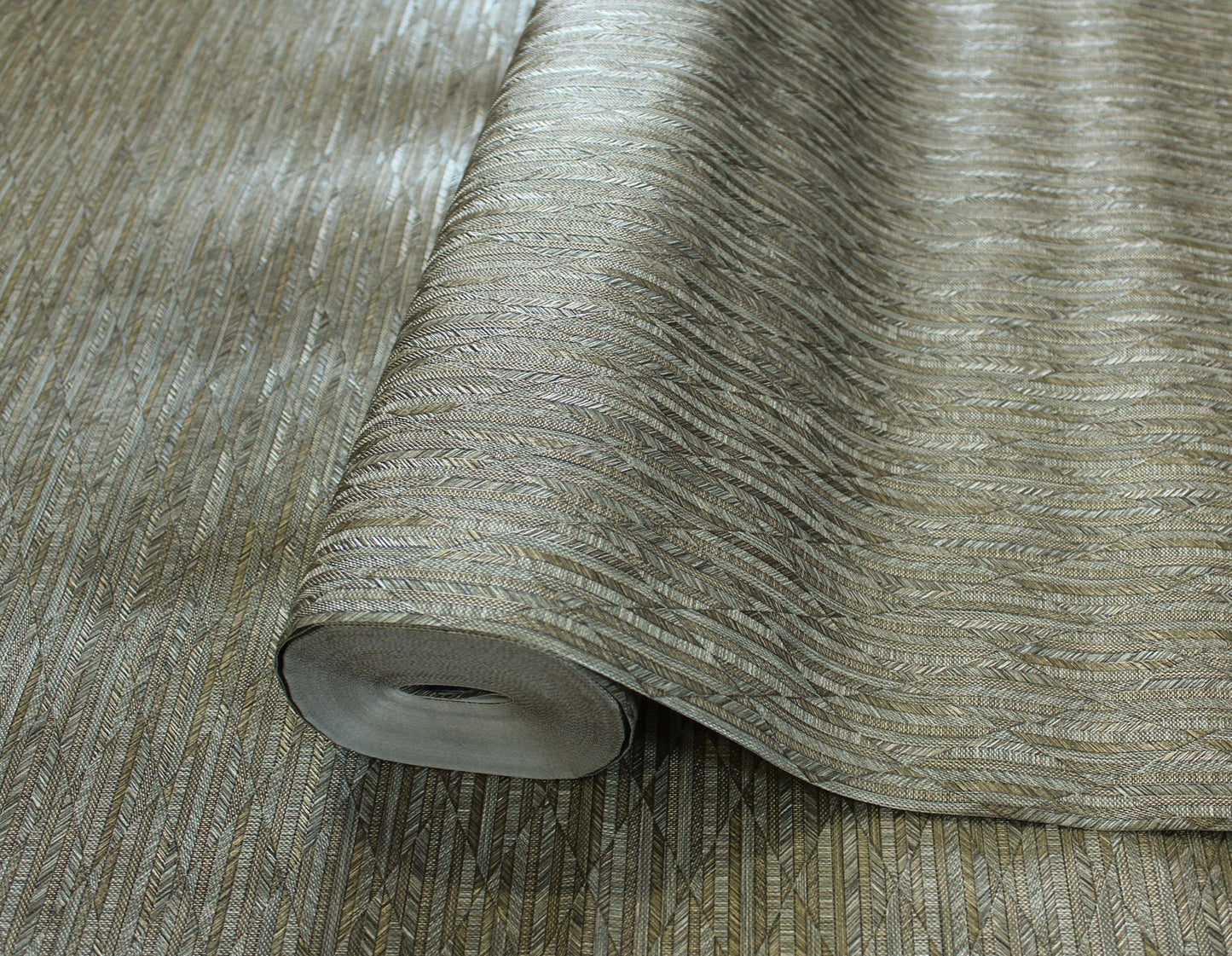 Omega Luxe Smoke Deep Texture Wallpaper by La Belle Maison