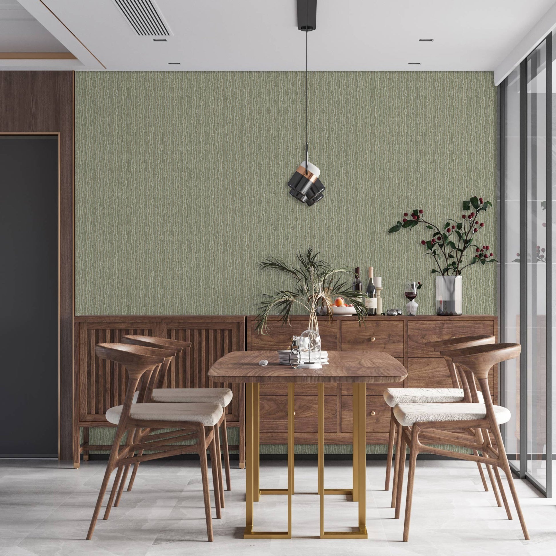 Omega Luxe 23205-4 room wallpaper by La Belle Maison