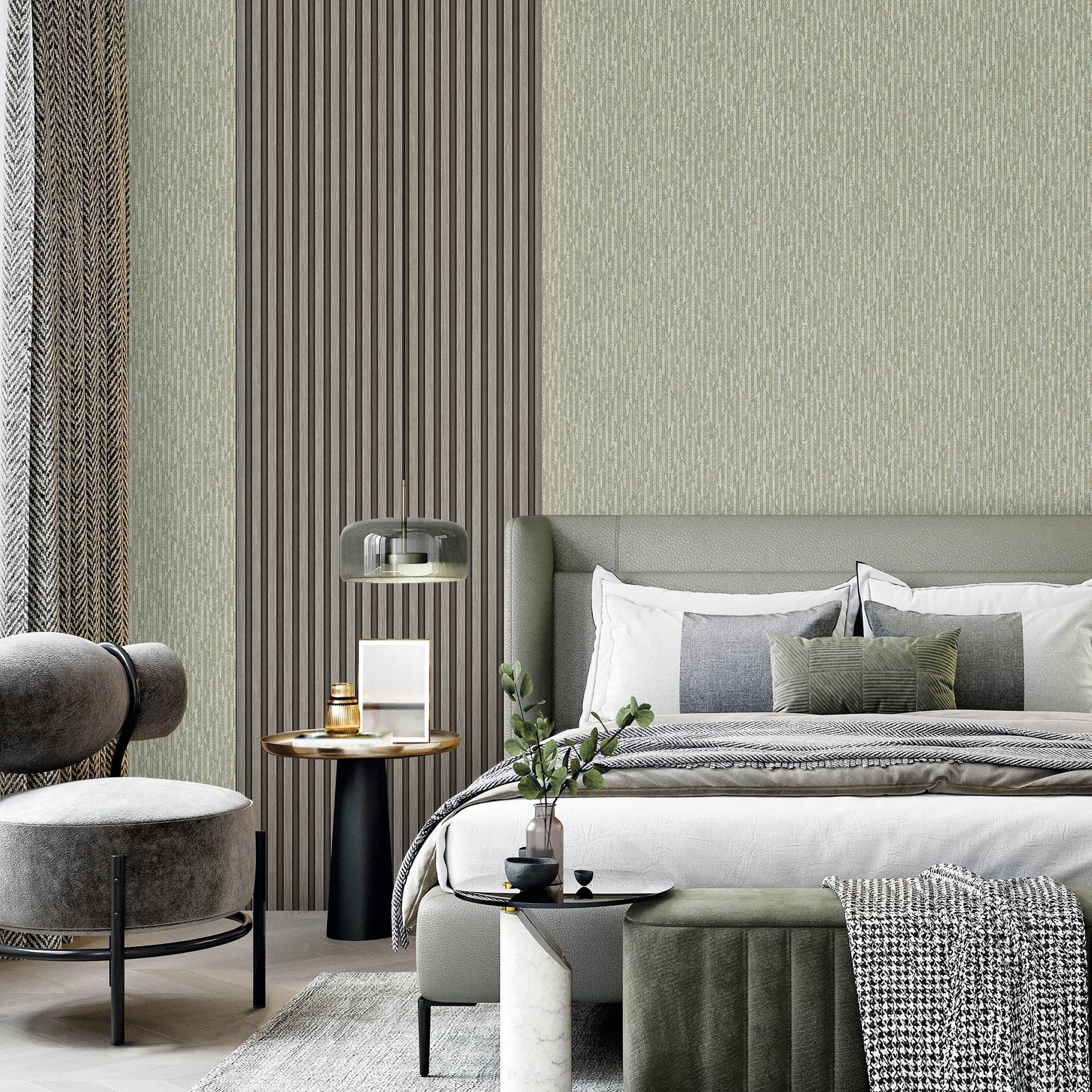 Omega Luxe 23205-4 room wallpaper by La Belle Maison