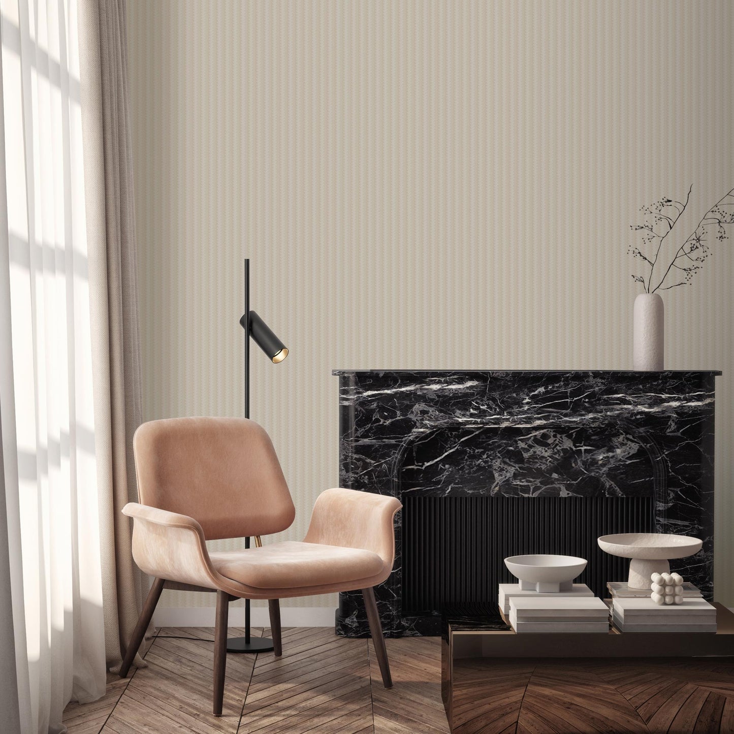 Omega Luxe 23206-2 room wallpaper by La Belle Maison