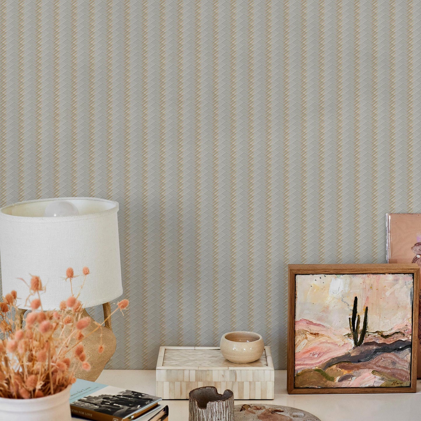 Omega Luxe 23206-4 room wallpaper by La Belle Maison