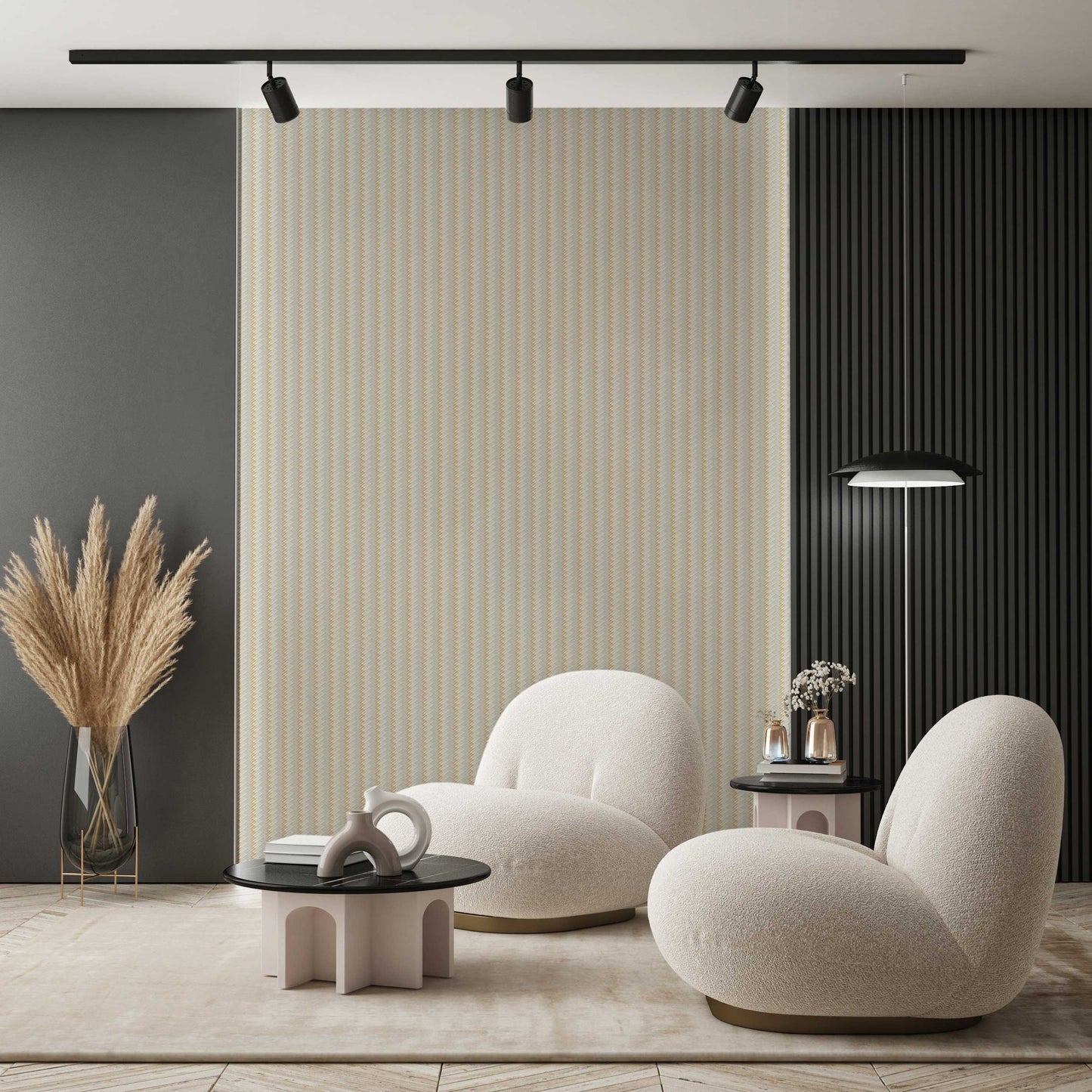 Omega Luxe 23206-4 room wallpaper by La Belle Maison