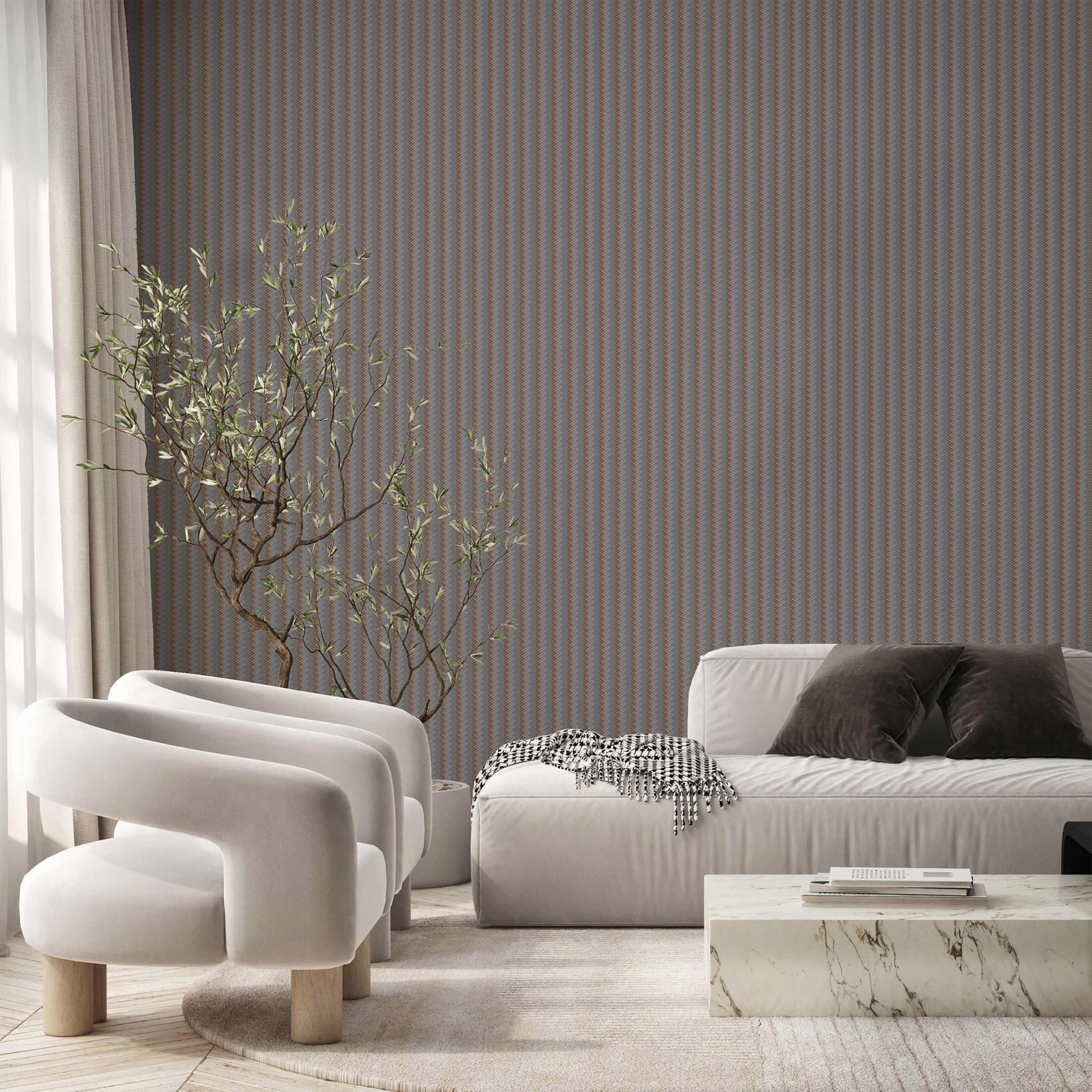 Omega Luxe 23206-5 room wallpaper by La Belle Maison